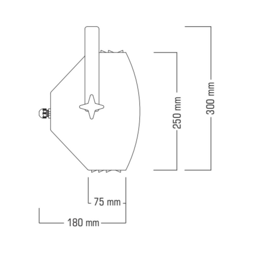 Arietta 3x1000W Prizli Simetrik Reflektör Sahne Işığı